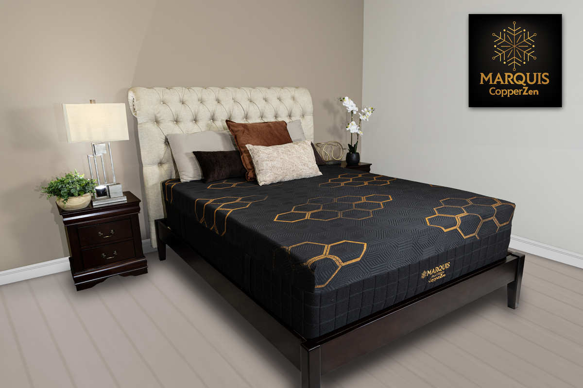 CopperZen Luxury Plush Copper & Graphite Infused Memory Foam Mattress - Image 2