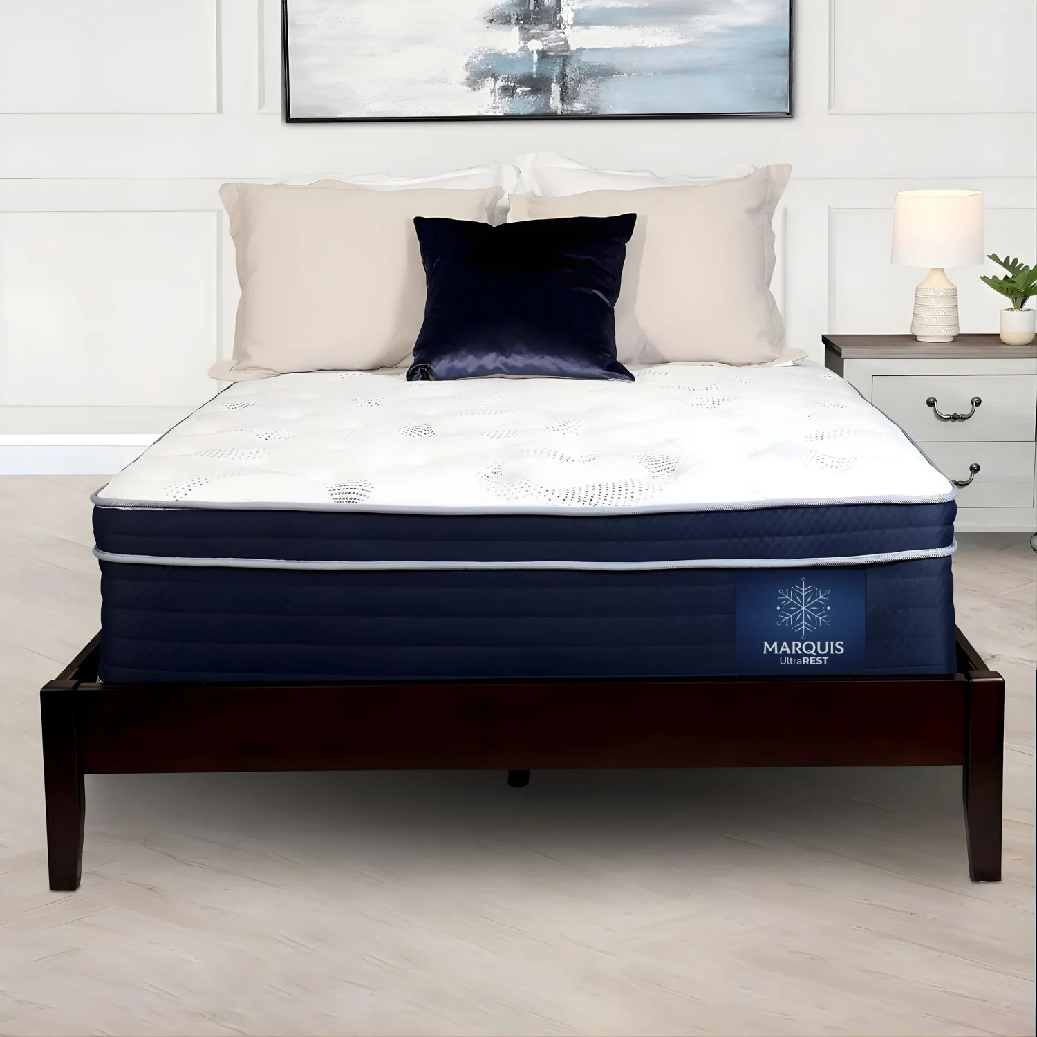 UltraREST Cooling Gel Memory Foam & Pocket Coil Hybrid – Cool Touch Cover, Motion Isolation, Pressure Relief - Image 2