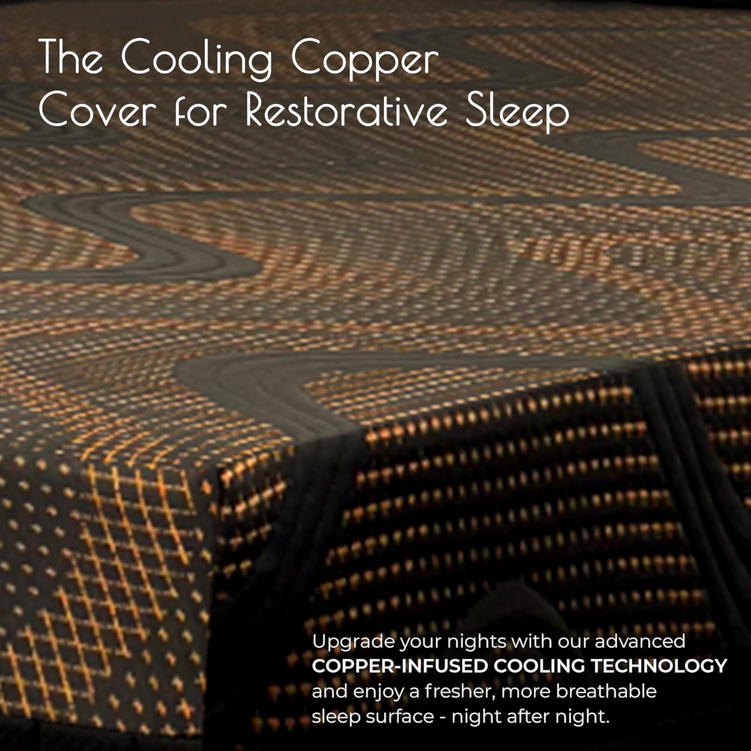 CopperZen Reserve Luxury Plush Tri-Zone Pocket Coil Support, Ultra-Plush with Pressure Relief - Image 5