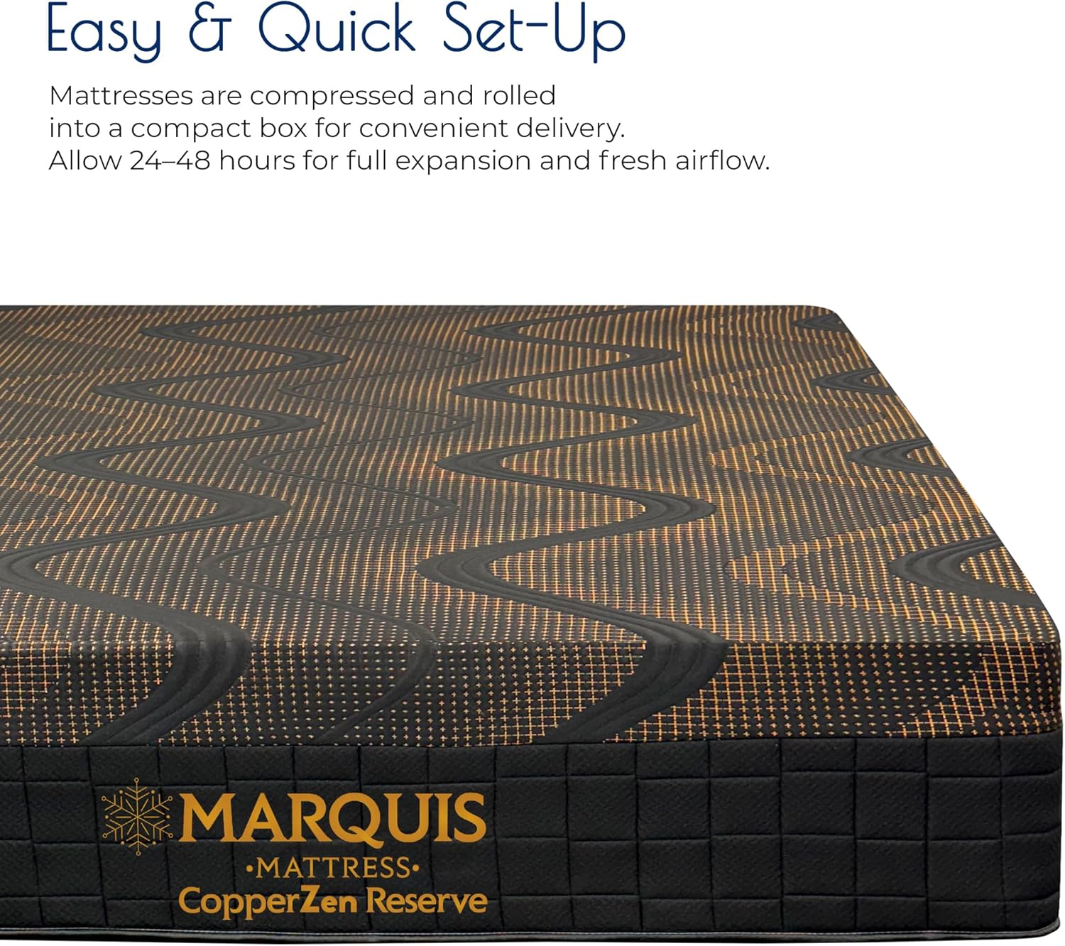 CopperZen Reserve Luxury Plush Tri-Zone Pocket Coil Support, Ultra-Plush with Pressure Relief - Image 2